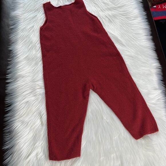 Zara Baby Girl Red Knit Jumper - Picture 3 of 7